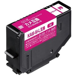 互換リサイクルインクカートリッジ エプソン カメ KAM-M-L マゼンタ（染料） ECI-EKAML-M