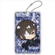 文豪ストレイドッグス ぽぷきゃら ABSパスケース タイポグラフィアート 太宰治（黒の時代） [キャラクターグッズ]