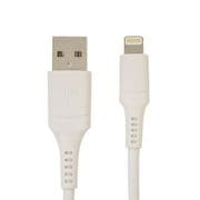 USB Type-A to Lightningケーブル 充電・通信 MFi認証 2.4A 2m ホワイト R20CAAL2A02WH