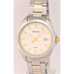 セイコー クォーツ メンズ SV メタルバンド SS 100M D 42mm SUR211P1