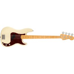 American Professional II Precision Bass Maple Fingerboard Olympic White