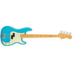 American Professional II Precision Bass Maple Fingerboard Miami Blue
