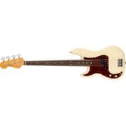 American Professional II Precision Bass Left-Hand Rosewood Fingerboard Olympic White