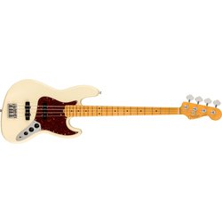 American Professional II Jazz Bass Maple Fingerboard Olympic White