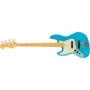 American Professional II Jazz Bass Left-Hand Maple Fingerboard Miami Blue