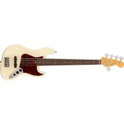American Professional II Jazz Bass V Rosewood Fingerboard Olympic White