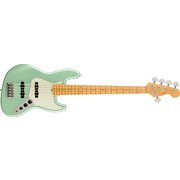 American Professional II Jazz Bass V Maple Fingerboard Mystic Surf Green