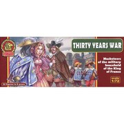 RU72012 三十年戦争・仏マスケット銃士・8ポーズ32体 [1/72スケール プラモデル]