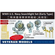 VTMW20007 米海軍 WW.II 探照灯セット 初期型 [1/200スケール 艦船用レジン製ディティールアップパーツ]