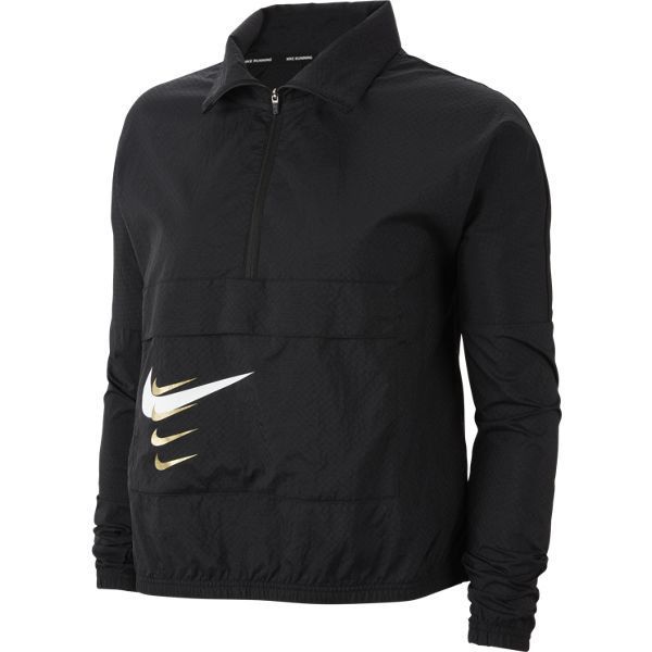W Nk Swoosh Run Jkt Shine Cz1051 010 Lサイズ ランニング ジャケット レディース