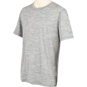 BASE TEE 140 SNM003820pa M グレーメランジ Mサイズ [アウトドア カットソー メンズ]