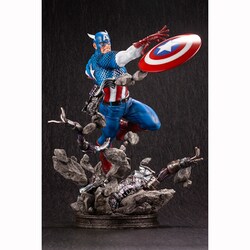 フィギュア　キャプテンアメリカ 「MARVEL AVENGERS」 1/6 ファインアートスタチュー Amazon.co.jp: 壽屋 ファインアートスタチュー MARVEL AVENGERS
