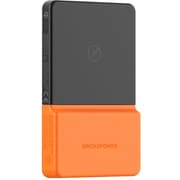 Qi対応 ワイヤレス充電器+TYPE-Cコネクタ 3000mAh BRICKSPOWER(ブリックスパワー)第2世代 ORANGE LIB-BP10WOR