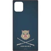 KMY-29D [iPhone 12/iPhone 12 Pro 用 スクエアガラスケース 鬼滅の刃 嘴平伊之助]