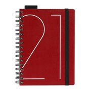 2021年 ダイアリー 12月始まり マンスリー A6サイズ リングノート CUOIO レッド DMA61-C1-23