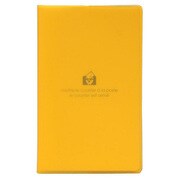 2021年 ダイアリー 12月始まり マンスリー ポケットサイズ ノート TRANSPARENCY イエロー DM2-T-05