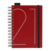 2021年 ダイアリー 12月始まり マンスリー B6サイズ リングノート CUOIO レッド DMB62-C1-23