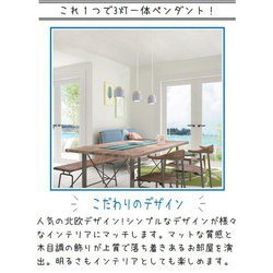 ヨドバシ.com - ダイコー DAIKO 3灯一体ペンダント ナチュラル色
