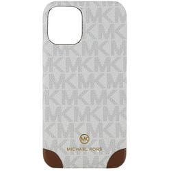 MK2NBGWWPIP2054 [iPhone 12 mini 用 ケース MICHAEL KORS - SLIM WRAP 2 TONE Bright White]