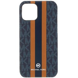 MKSPAMLWPIP2054 [iPhone 12 mini 用 ケース MICHAEL KORS - SLIM WRAP STRIPE Admiral]