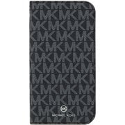 MKSTBLWFLIP1958 [iPhone 11 Pro 用ケース MICHAEL KORS-FOLIO CASE SIGNATURE with TASSEL CHARM Black White]