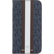 MKSTADBFLIP1958 [iPhone 11 Pro 用ケース MICHAEL KORS-FOLIO CASE STRIPE with TASSEL CHARM Admiral/Dark Brown]