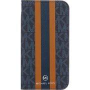 MKSTABRFLIP1958 [iPhone 11 Pro 用ケース MICHAEL KORS-FOLIO CASE STRIPE with TASSEL CHARM Admiral/Brown]
