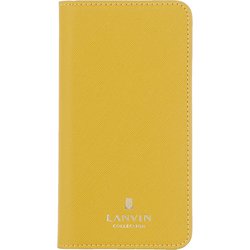 LCSFYLWFLIP2054 [iPhone 12 mini 用 ケース LANVIN COLLECTION - FOLIO CASE SAFFIANO Yellow]