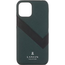 LCSWDKGWPIP1958 [iPhone 11 Pro 用 ケース LC-SLIM WRAP SAFFIANO Dark Green]