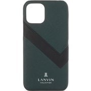 LCSWDKGWPIP1958 [iPhone 11 Pro 用 ケース LC-SLIM WRAP SAFFIANO Dark Green]