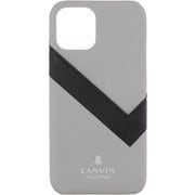 LCSWLGYWPIP1961 [iPhone 11 用 ケース LC-SLIM WRAP SAFFIANO Light Gray]
