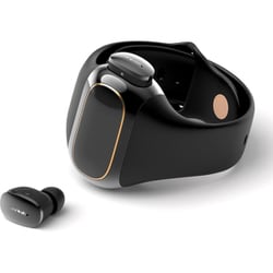 ヘッドフォン/イヤフォン Aipower wearbuds Black Aipower Wearbuds Smart Watch with Wireless Earbuds black