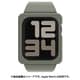 XEA03-TL-GY [Apple Watch 6/5/4 用 ケース付きバンド 44mm TILEシリーズ カーキ]