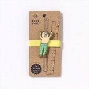 ブックバンド BOOK BAND applique WOOO ライトグリーン ABA-07