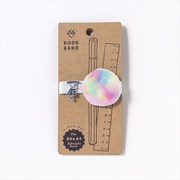 ブックバンド BOOK BAND applique CHIBIしゃぼん ライトブルー ABA-08