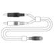 3.5mm ステレオジャック - RCAプラグ×2 1.5m MSJ-1.5P