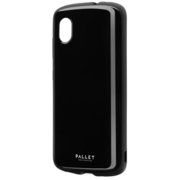 Galaxy A21 用 耐衝撃ハイブリッドケース PALLET AIR ブラック LP-20WG3PLABK