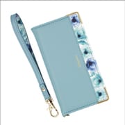 BL-IP1254-5CB [iPhone 12 mini 用 Elegante（エレガンテ） フラワー 手帳型ケース クラウディブルー]