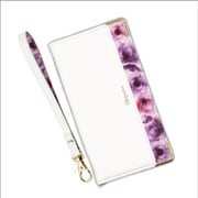 BL-IP1261-1WH [iPhone 12/iPhone 12 Pro 用 Elegante（エレガンテ） フラワー 手帳型ケース ホワイト]