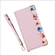 BL-IP1267-2PK [iPhone 12 Pro Max 用 Elegante（エレガンテ） フラワー 手帳型ケース ピンク]