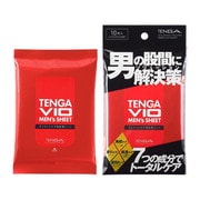 TENGA VIO MEN’s SHEET デリケートケア用 洗浄シート ウェットシート シトラスアロマの香り 10枚 VMS-001