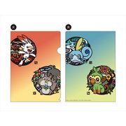 ポケットモンスター 切り絵シリーズ A4クリアファイル ヒバニー&メッソン&サルノリ&ホシガリス [キャラクターグッズ]