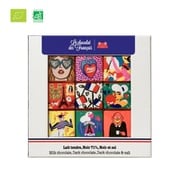 Le Chocoleat des Francais 9個チョコレート入りスクエアボックス
