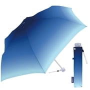 折りたたみ傘 ミルキートーンアンブレラ 55cm 手開き式 ネイビー×ライトブルー 431673