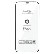 iFace ラウンドエッジ ガラスシート iPhone 12/iPhone 12 Pro用 BK
