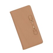 PO-IP1267-M06CM [iPhone 12 Pro Max 用 Elegante（エレガンテ） ポッシュ 手帳型ケース カフェモカ]