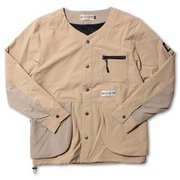 ストレージポケットノーカラージャケット Bei 830404 XLサイズ [アウトドア ジャケット メンズ]
