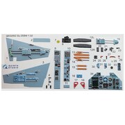 QNTD32002 Su-25SM 内装3Dデカール トランぺッター用 [1/32スケール エアクラフト用デカール]