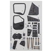 QNTD72019 Mi-24V NATO 内装3Dデカール 黒 ズべズダ用 [1/72スケール エアクラフト用デカール]