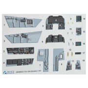 QNTD48042 F/A-18A 内装3Dデカール キネティック用 [1/48スケール エアクラフト用デカール]